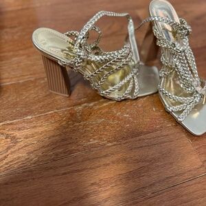 Gold sandals